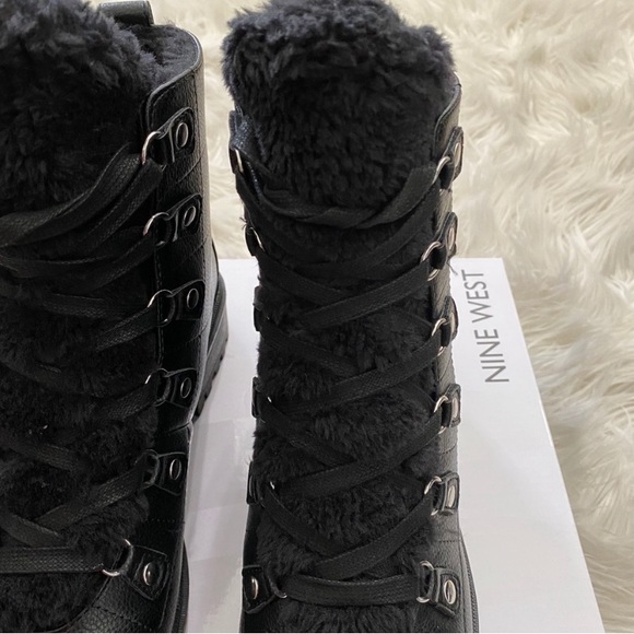 NIB Never worn!  NINE WEST WEATON 3 Ladies black ankle boots!  Size 8. - Picture 4 of 11